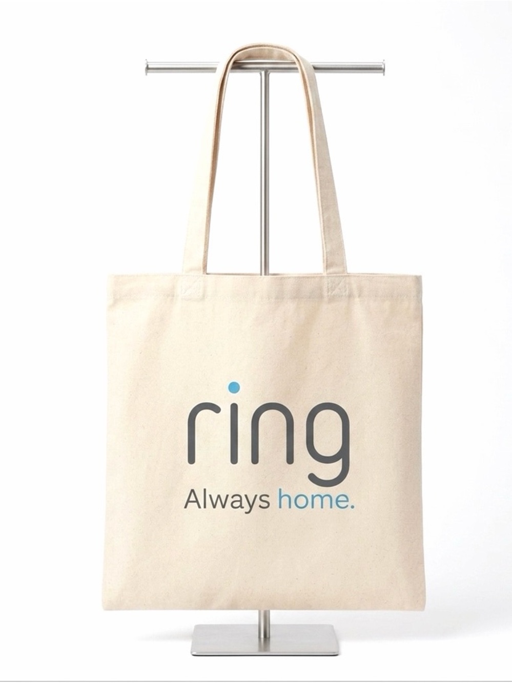 Ring Always Home Ivory Canvas Eco Reusable Tote Bag